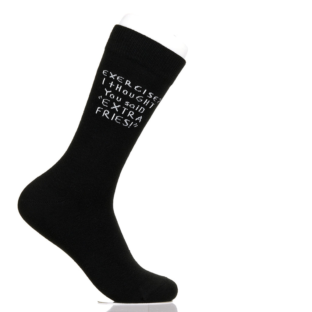 Exercise? Extra Fries!