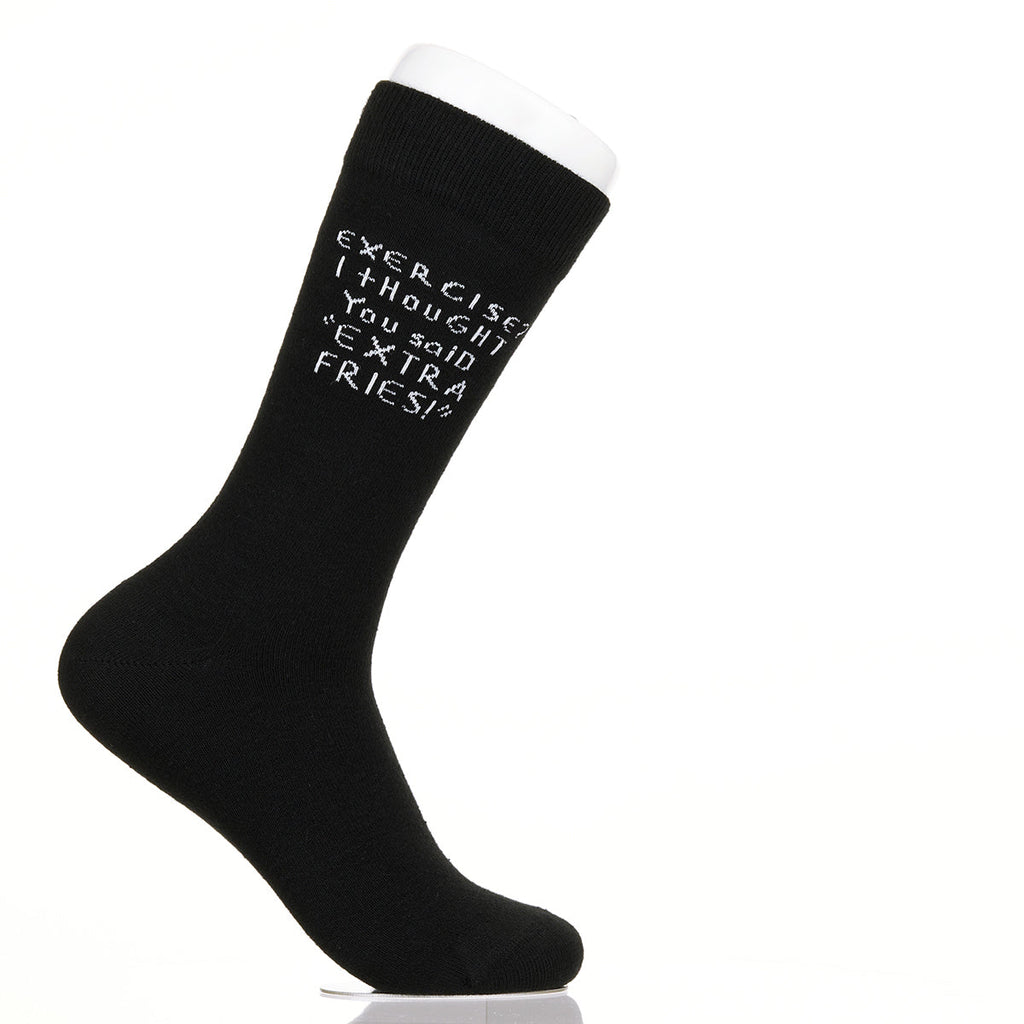 Exercise? Extra Fries!